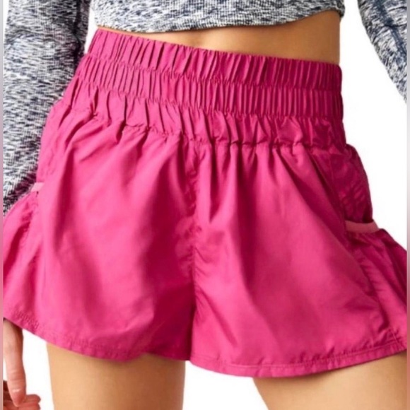 Free People FP Movement Get Your Flirt On Pink Shorts size S - Picture 2 of 7